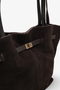 Mira Women's Daily Bag - Brown Suede - 3