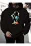 Unisex Hooded Sweatshirt 3 Thread Fabric Comfortable Fit B Printed Design Casual Hoodie