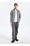 Cn 10905 Pier Polar Fz Gray Regular Fit Straight Men's Zip Jacket - 2