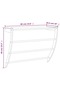 Towel Rack 60x25.5x49 cm Solid Wood Walnut - 5