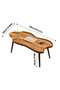Modern coffee table, thickened rounded corner artistic rectangular coffee table - 4