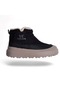 Twincers 2028 Black-Beige Women's Winter Flat Boots Shoes