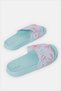 Women Blue Floral Print Slppers - 4
