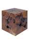 Stools 4 pcs Brown 40x40x45 cm Solid Teak Wood - 4