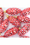 Christmas Pine Cone Ball 40 pcs Red Plastic - 4