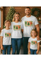 Christmas Merry Bright Printed Family Matching T-Shirt (Add Items to Make a Matching Set)