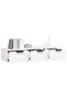 Wall Cabinet White 102x30x20 cm Engineered Wood - 2
