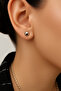 Vip Silver and Silver Color Steel Ball Earrings Suitable for Daily Use