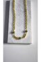 Special Series Colorful Zircon Stone Evil Eye and Ball Detail Chain Necklace - 2