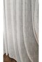 Ecru Linen Tulle Curtain with Vertical Stripes, 1/3 Dense Pleats, Wrinkle-Resistant, No Ironing Needed, Suitable for Any Room - 4