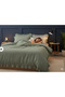 100% Natural Cotton Double Ruffled Duvet Cover Set 200X220 cm - 5