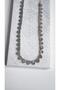 Special Series Serrated Patterned Heart Plate Row Necklace (43 cm) - 2