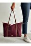 Women's Striped Shopperr Model Hand and Shoulder Bag - 2
