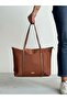 Women's Striped Shopperr Model Hand and Shoulder Bag - 3