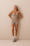 x Ece Taupe Halter Neck Top Halter Tank - 7