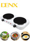 Durable electric hob with non-stick coating and overheat protection DX2803