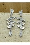 Armonia Poise Xuping Women's Steel Dangle Earrings Non Tarnish Antiallergic Silver Color - 2