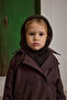 Knitted Kids' Balaclava Beanie Dark Brown - 2