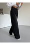 Unisex Smoked Washed Stitch Detail Baggy Jean