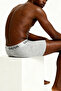 Men's 3-Piece Boxer Cotton Breathable Flexible Fabric -Comfortable Waistband -Gray Set - 8