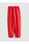 Ecru Printed Baby Girl Sweatshirt and Sweatpants - 6