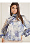 Shiny women's blouse - 4