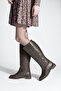 Women's Bellows Zipperless Casual Boots Meloya Brown - 4