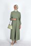 Lace-Up Nursing Dress Postpartum Period - Nursing Clothing - 5