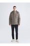 Lcwaikiki Classic Brown Standard Fit Hooded Men's Puffer Jacket - 2