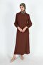 Lace-Up Nursing Dress Postpartum Period - Nursing Clothing