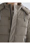 Lcwaikiki Classic Brown Standard Fit Hooded Men's Puffer Jacket - 3