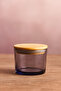 Vetro - Set of 6 Glass Breakfast Bowls with Bamboo Lids 220 Cc - 4