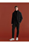 Vizyon New Season Black Hooded Men's Jacket - 2