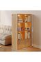 Multi-Layer Storage Bookshelf Rack Stylish Living Room Home Storage & Display Cabinet - 2