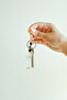 Protective Shield Natural Stone Keychain / Crystal Quartz – Hematite – Onyx - 6