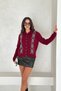Baklava Patterned Polo Neck Knitwear Cardigan Aw25Hi0056 - 4