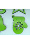 Christmas Ornament Red Felt Set 12 Pieces – 6 Different Shapes Decorative Tree and Home Ornament - 4