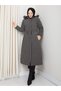 Women's Fullly Filled Waist Lace up Sleeves Elastic Nova Fabric Young and Sports Medium Size Testure Coat 0215 - 5