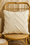 Decorative Punch Throw Pillow Cover 43X43 |   Bohemian Nordic Style Embroidered Pillow