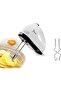 Electric Hand Mixer Mini High Power Stainless Steel Egg Beater Dough Mixing Machine - 2