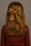Stylish Women's and Children's 3-Piece Hair Clip Set with Furry Plush Bow and Ribbon, Automatic Clip - 7