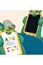 Dino Magnetic Drawing Board - Dinosaur Themed, Erasable, Stand, Multicolour - 4