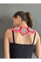 Hand Knitted Motif Women's Shirt Clothing Accessory - 4