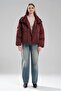 Women's Waterproof Fabric Goose down Filled Design Coat - 5