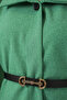 Women's Belted Cashmere Poncho 9170 - Green - 5