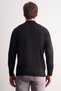 Black Half Turtleneck Long Sleeve Pocketless Comfort Fit Classic Cotton Knitwear Sweater 1012255208 - 5