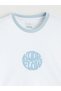 White Crew Neck Printed Women's Sports T-Shirt - 6