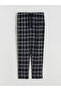 Anthracite Standard Mold Plaid Men's Pajama Bottoms - 5