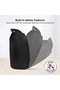 1500W Electric Ceramic PTC Heater, Portable Space Heater with Oscillation & Safety Protection - 2