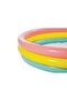 3-Ring Multicolor Inflatable Baby Pool - 114x25cm, 118L - 2